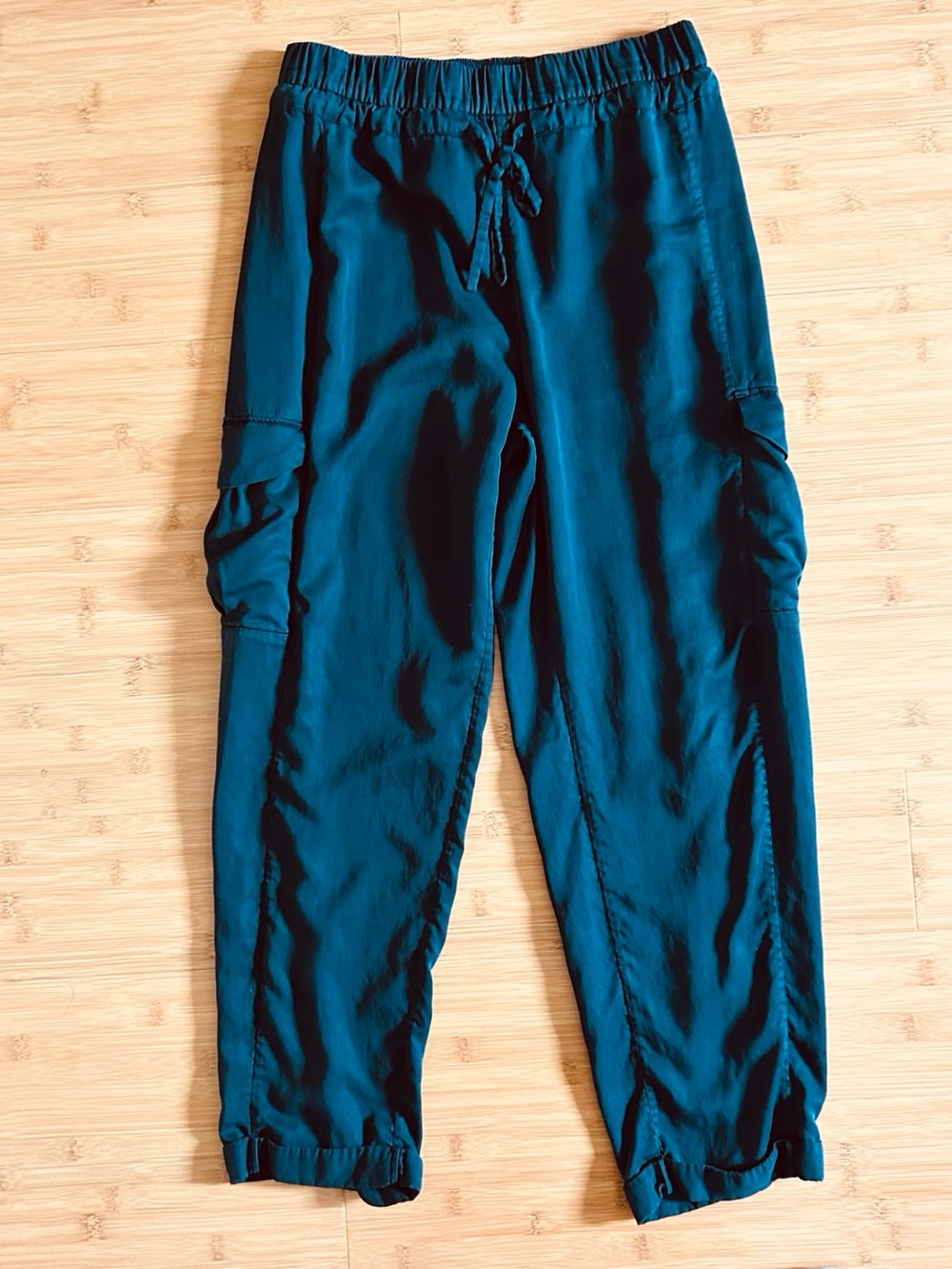 lululemon athletica dark teal drawstring joggers